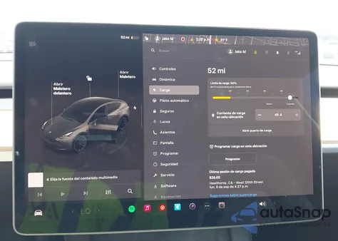 2024 Tesla Model Y Long Range Dual Motor All-Wheel Drive из США, поврежденный, VIN 7SAYGDEE1RA221731